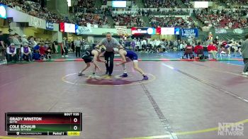 AA - 126 lbs Cons. Round 1 - Cole Schaub, Billings Skyview vs Grady Winston, Butte