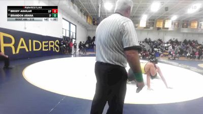 215 lbs Champ. Round 2 - Brody Aguilar, Esperanza vs Brandon Arana, San Fernando