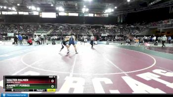 160 lbs Champ. Round 1 - Walter Palmer, Central Valley vs Garrett Forbes, La Pine