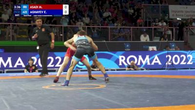 51 kg 1/2 Final - Mohammad Asadi, Iran vs Elman Aghayev, Azerbaijan