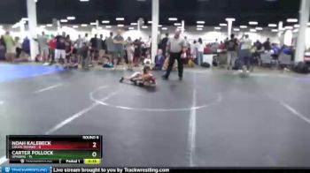 52 lbs Round 6 (10 Team) - Carter Pollock, Uprising vs Noah Kalebeck, Colon Trained