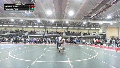 120 lbs Round Of 16 - Samuel Franz, East Greenwich vs Charles Ford, North Providence