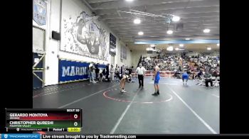 120 lbs Champ. Round 1 - Christopher Qureshi, Fountain Valley vs Gerardo Montoya, Orange