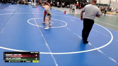 184 lbs Cons. Round 4 - Micah Cauthers, Cloud County Community College vs Rodney Trotter, Labette Community College