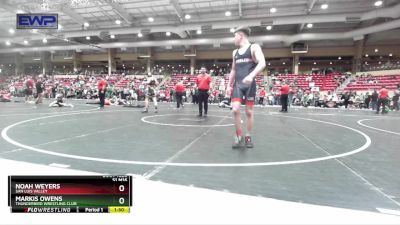 145 lbs Quarterfinal - Markis Owens, Thunderbird Wrestling Club vs Noah Weyers, San Luis Valley