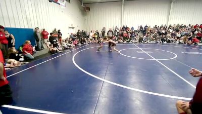 64 lbs Consi Of 4 - Briggs Goldstein, Owasso Takedown Club vs Rocket McGirt, Locust Grove Youth Wrestling