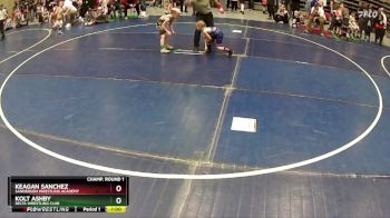 48 lbs Champ. Round 1 - Keagan Sanchez, Sanderson Wrestling Academy vs Kolt Ashby, Delta Wrestling Club