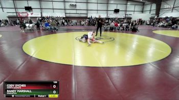 126 lbs Quarterfinal - Randy Marshall, Panguitch vs Cody Dyches, North Sanpete