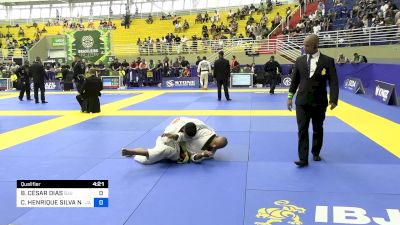 BRUNO CÉSAR DIAS vs CASSIO HENRIQUE SILVA NASCIMENTO 2024 Brasileiro Jiu-Jitsu IBJJF
