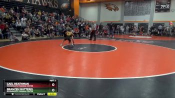 70 lbs 3rd Place Match - Branzen Butteris, McDominate Training Center vs Cael Heathman, McDominate Training Center