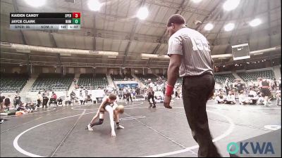 65 lbs Consolation - Kaiden Candy, Sperry Wrestling Club vs Jayce Clark, Team Nomad
