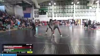167 lbs Round 4 - Francisco Hernandez, Cimarron Memorial vs Zhaan Duke, Shadow Ridge