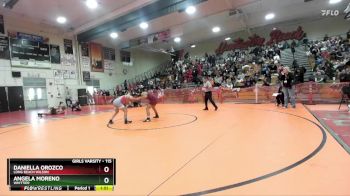 115 lbs Champ. Round 1 - Angela Moreno, Whittier vs Daniella Orozco, Long Beach Wilson