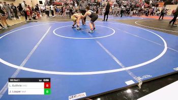 Rr Rnd 1 - Luke Guthrie, Checotah Matcats vs Jason Looper, Warner Eagles Youth Wrestling