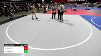 116 lbs Quarterfinal - Michael Leon, Purebred Elite vs Gavin Cotton, North Montana WC