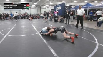 120 lbs Round 3 (10 Team) - Dominic Esposito, Maryland Mallets vs Mike Barry, CTWHALE Green