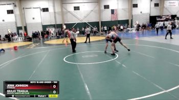190 lbs 7th Place Match - Giulio Traglia, Wichita Wrestling Club vs Jerik Johnson, FAIRBURY