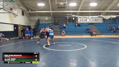 215 lbs Cons. Round 3 - Blake Reed, Anthony Wayne vs Ben Burlinghaus, Kenston