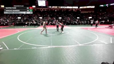 180 lbs Champ. Round 2 - Matteo Furr, BKV1 vs Jericho Sagrero, LEO1
