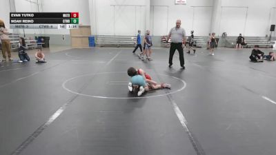 56 lbs Round 5 (8 Team) - Noah Reino, CTWHALE Blue vs Evan Yutko, Mat Assassins Black