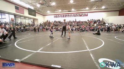 67 lbs Rr Rnd 5 - Jolene Chuculate, HURRICANE WRESTLING ACADEMY vs Prim Merrell, Mannford Pirate Youth Wrestling