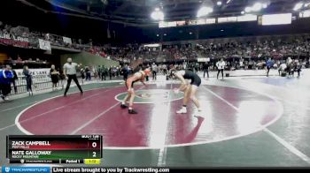 126 lbs Champ. Round 1 - Zack Campbell, Post Falls vs Nate Galloway, Rocky Mountain