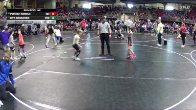 70 lbs Champ. Round 1 - Kye Johansen, St Paul Youth Wrestling vs Porter Kinnan, Cozad Wrestling Club
