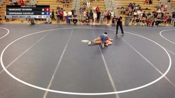 155 lbs 1st Place Match - Margaret Buurma, MI vs Esperanza Calvillo, MN