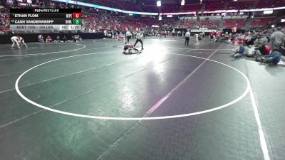 106 lbs Champ. Rd Of 16 - Ethan Flom, De Pere vs Cash Vanderwerff, Burlington