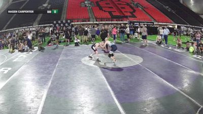 100 lbs Cons. Semis - Dalton Regehr, Idaho vs Hagen Carpenter, Idaho