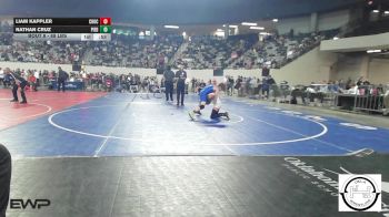 88 lbs Consi Of 8 #2 - Liam Kappler, Choctaw Jh vs Nathan Cruz, Piedmont