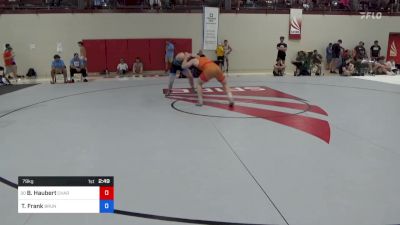 79 kg Consi Of 64 #2 - Benjamin Haubert, Charleston Regional Training Center vs Trevor Frank, Brunson UVRTC