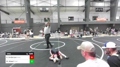 54 lbs Final - Hudson Anderson, Roseburg Mat Club vs Mika Abeel, Team Aggression