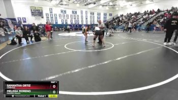 170 lbs Semifinal - Samantha Ortiz, Cerritos vs Melissa Moreno, Paloma Valley