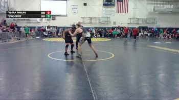 215 lbs Quarterfinal - Zac Ortiz, Beaverton vs Isaak Phelps, Sandy