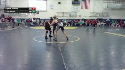 215 lbs Quarterfinal - Zac Ortiz, Beaverton vs Isaak Phelps, Sandy