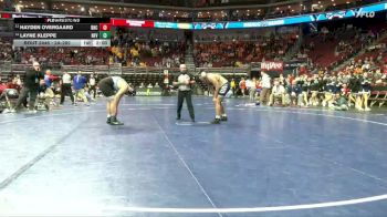 2A-285 lbs Cons. Round 3 - Hayden Overgaard, Bishop Heelan Catholic vs Layne Kleppe, North Fayette Valley