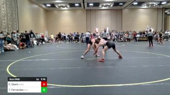 150 lbs Round Of 16 - Edward Sears, Dons Wrestling vs Tristan Fernandez, Silverback WC