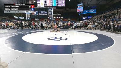 106 lbs Champ. Rd Of 32 - Grady Swalberg, Utah vs Casey Koerner, Illinois