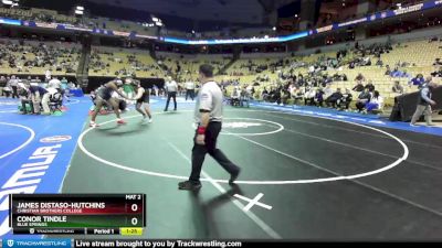 215 Class 4 lbs Champ. Round 1 - James Distaso-Hutchins, Christian Brothers College vs Conor Tindle, Blue Springs