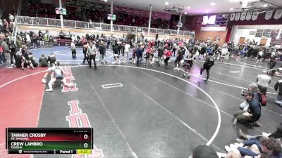 106 lbs Quarterfinal - Crew Lambro, Tahoma vs Tanner Crosby, Mt. Spokane