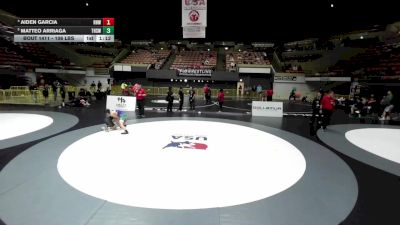 106 lbs Quarters - Matteo Arriaga, Tokay High School Wrestling vs Aiden Garcia, Rough House Wrestling