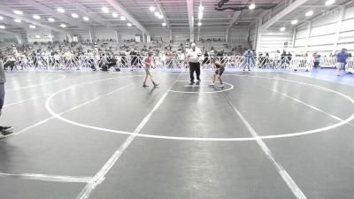 75 lbs Rr Rnd 2 - Aiden Miller, Mat Warriors PWC vs Blake Bernatowicz, Ragin Raisins Fredonia ES