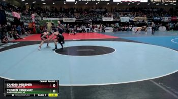 119 lbs Champ. Round 1 - Tristen Ridgeway, Juneau-Douglas HS vs Camden Messmer, Juneau-Douglas HS