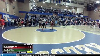 190lbs Cons. Round 5 - Aleyah Barajas, Sunnyside (Girls) vs Elyse Leger, Chief Sealth (Girls)