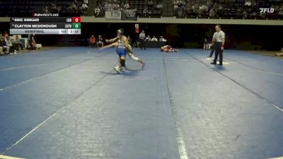 157 lbs Semifinal - Eric Kinkaid, Loras vs Clayton McDonough, Luther