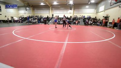 100 lbs Semifinal - Whitley Lott, Oologah vs Taylee Ferrier, Miami OK Girls High School