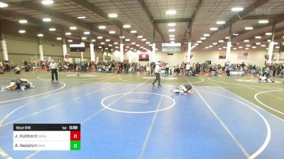 90 lbs Consi Of 4 - Jason Hubbard, Ganado WC vs Aayden Redshirt, Grindhouse WC