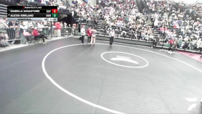 5A 140 lbs Semifinal - Isabella Sagastume, Cedar Valley vs Alexis Kirkland, Bonneville