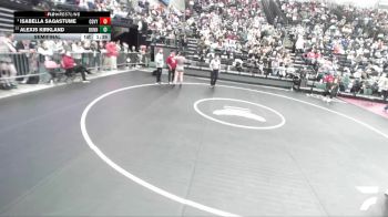 5A 140 lbs Semifinal - Isabella Sagastume, Cedar Valley vs Alexis Kirkland, Bonneville